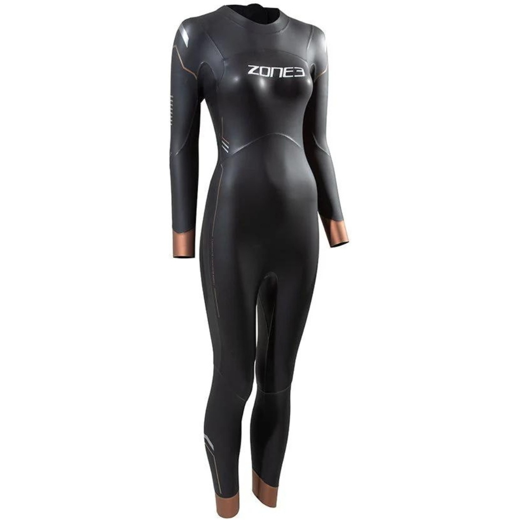 2024 ZONE3 Da Donna Thermal Agile Muta WS22WTAG101 - Black / Gold